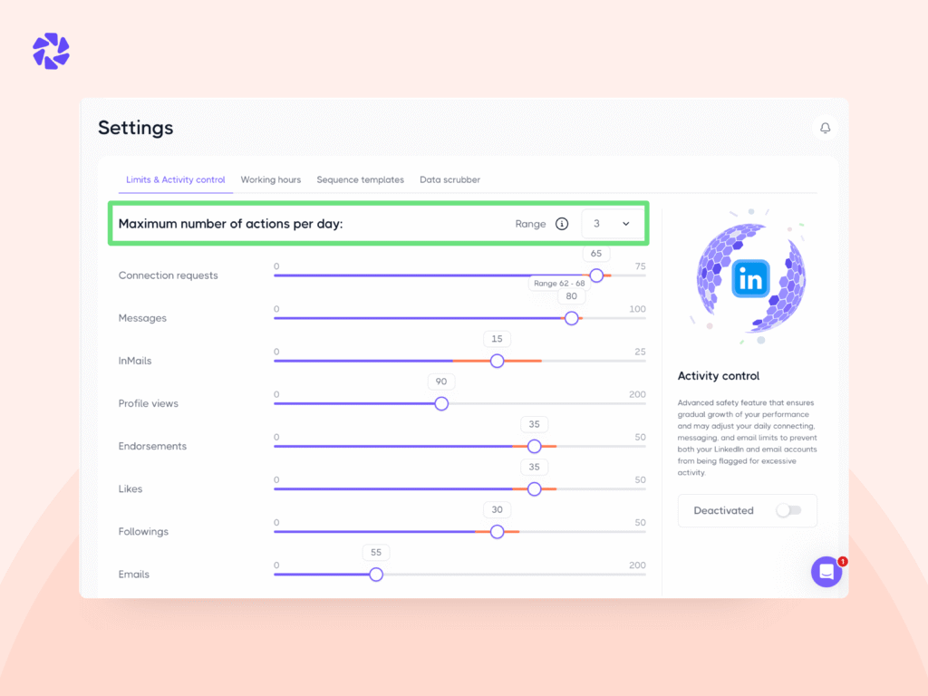 Use LinkedIn Automation Safely: Choose a Tool that Lets You Set Limits