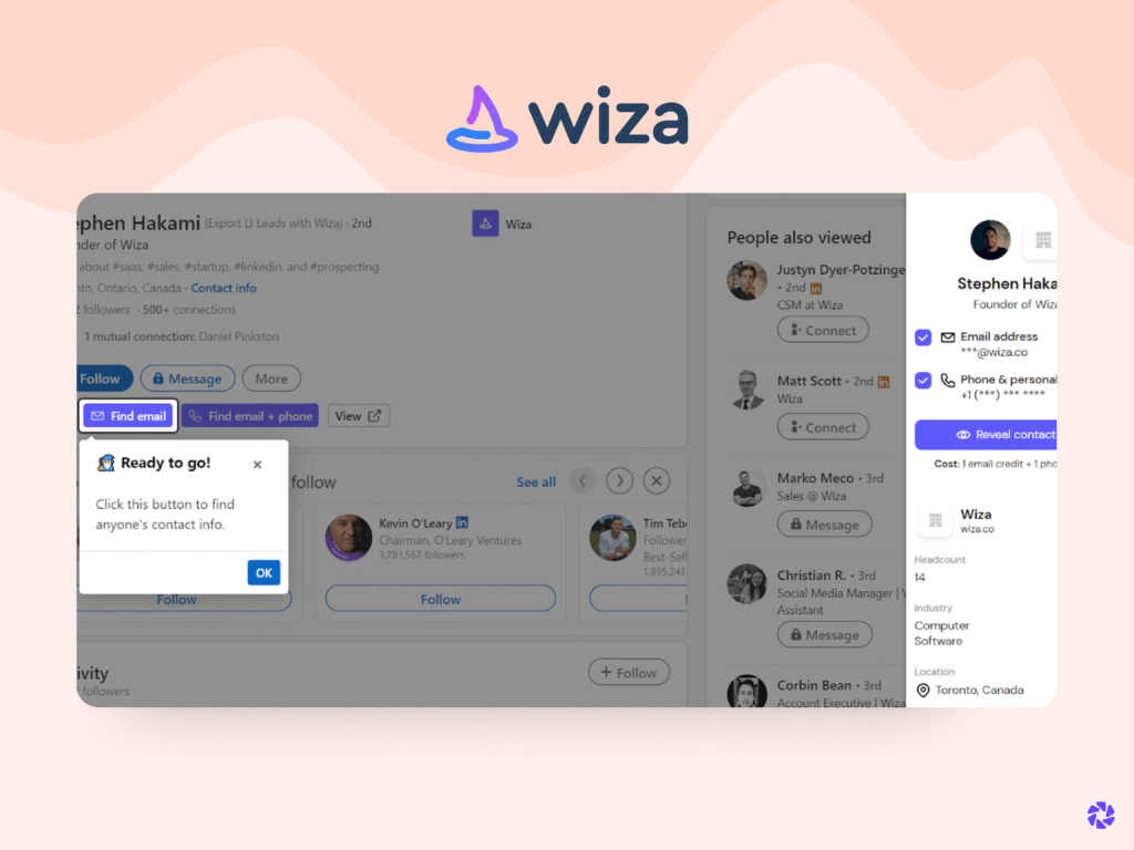 Best LinkedIn Email Extractor Tools: Wiza