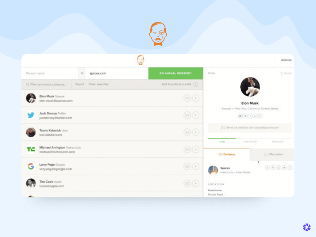 Best LinkedIn Email Extractor Tools: Voila Norbert