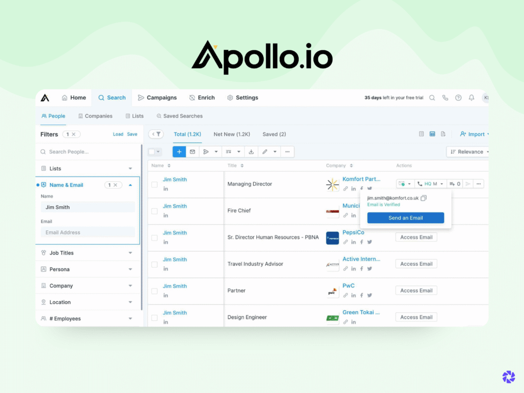 Best LinkedIn Email Extractor Tools: Apollo