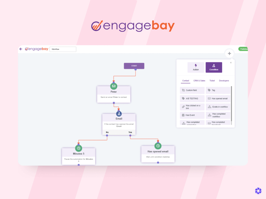 Best Email Automation Tools: EngageBay