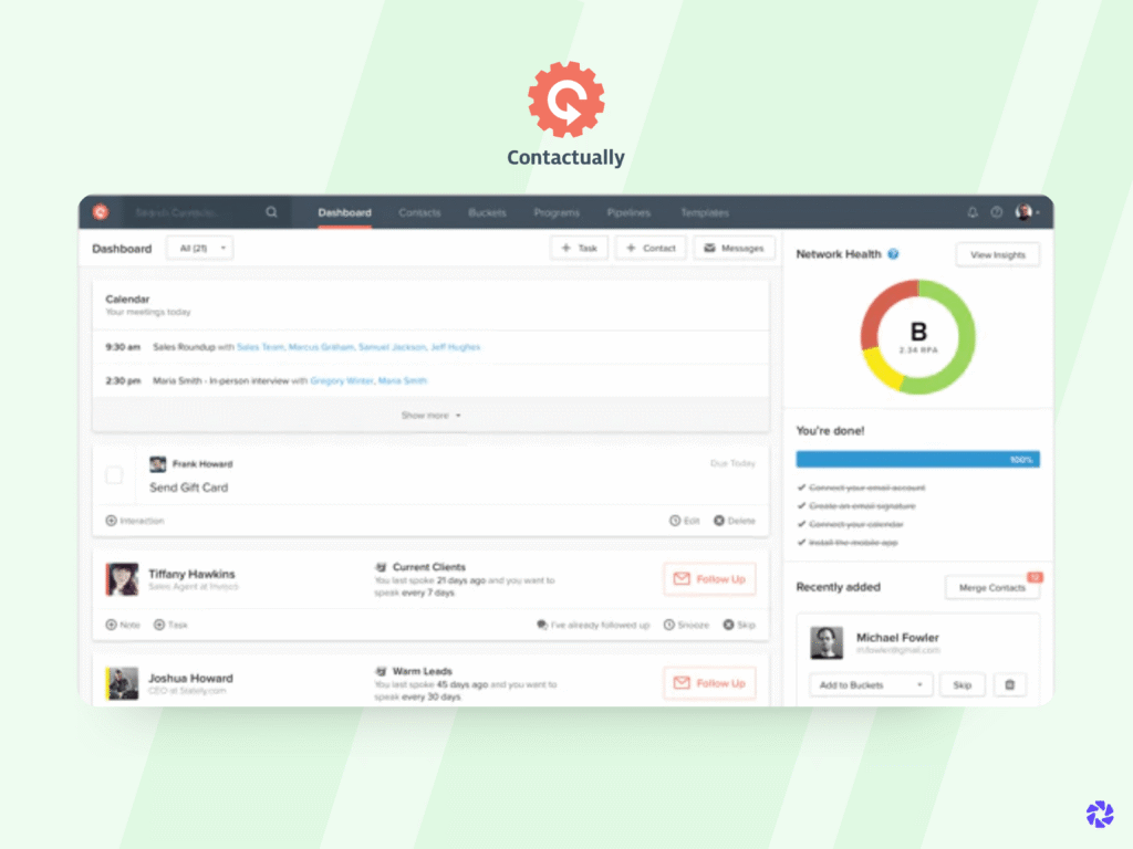 Best Email Automation Tools: Contactually