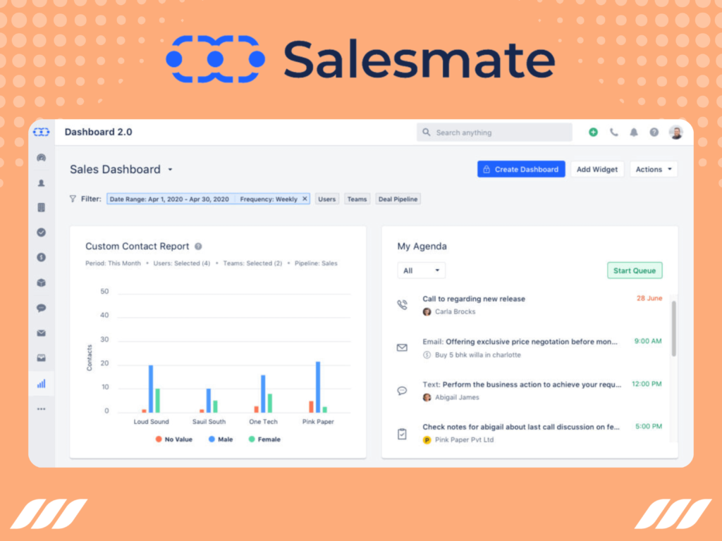 Best CRM for Sales: Salesmate