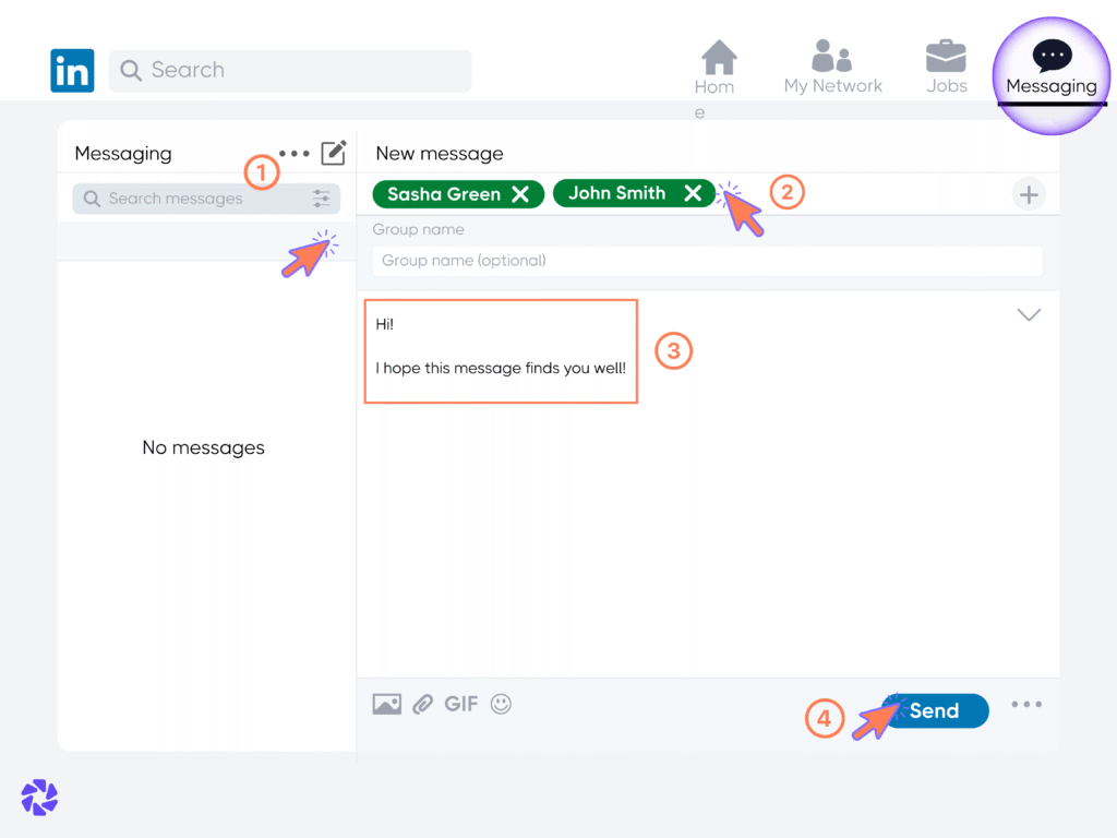 Mass Message on LinkedIn Without LinkedIn Mass Messaging Tool