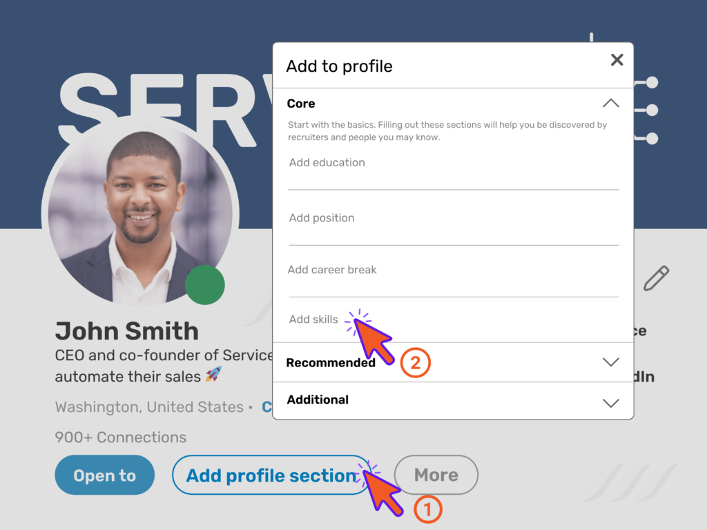 Adding Skills To LinkedIn On PC