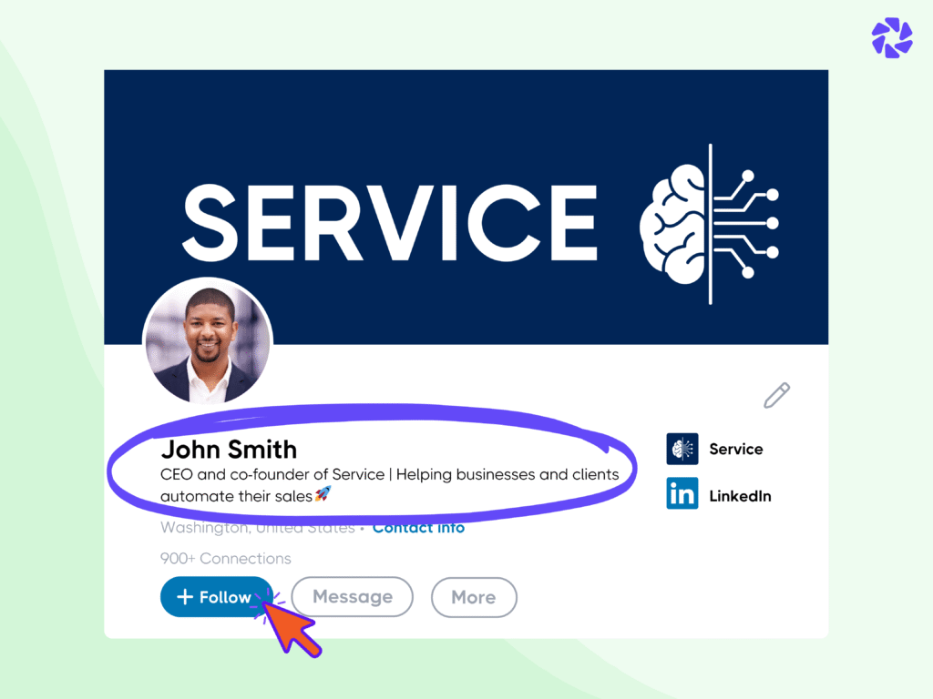 LinkedIn networking: Follow Companies and Thought Leaders in Your Industry