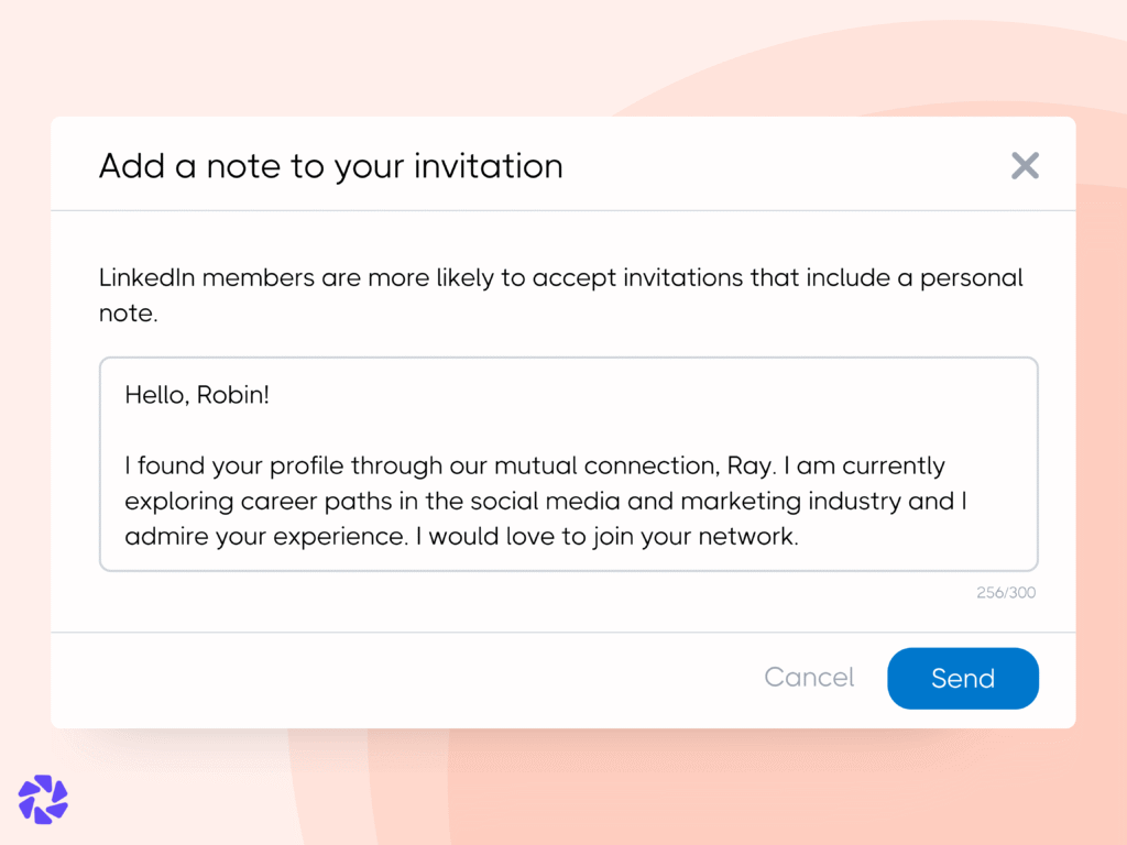 LinkedIn networking: Sharing a Common Ground