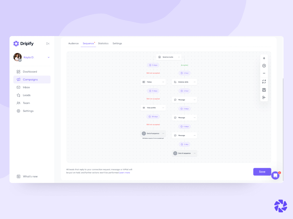 Use Dripify LinkedIn Automation Software