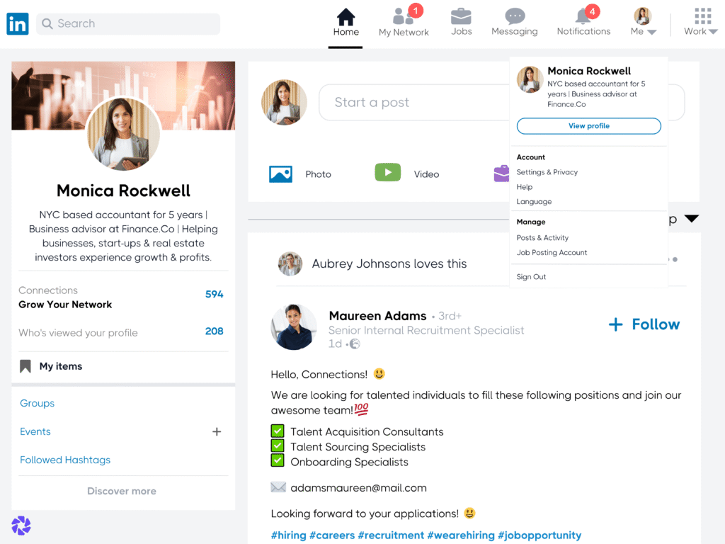 How to Export Your LinkedIn Contacts Step 1