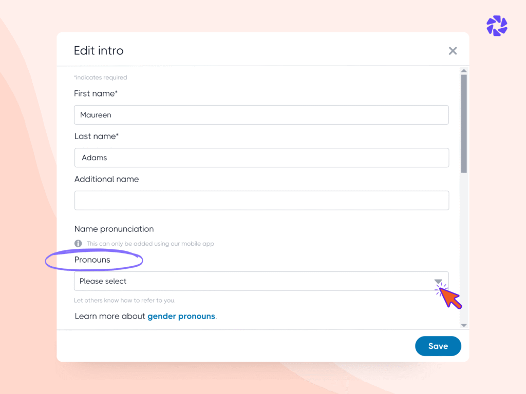 Improve LinkedIn Profile: Add Your Pronouns