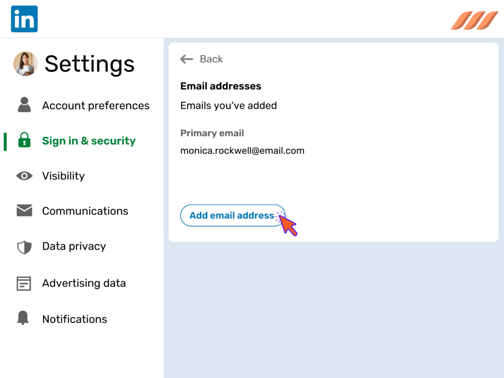 Add or Change Your Email Address on LinkedIn 3