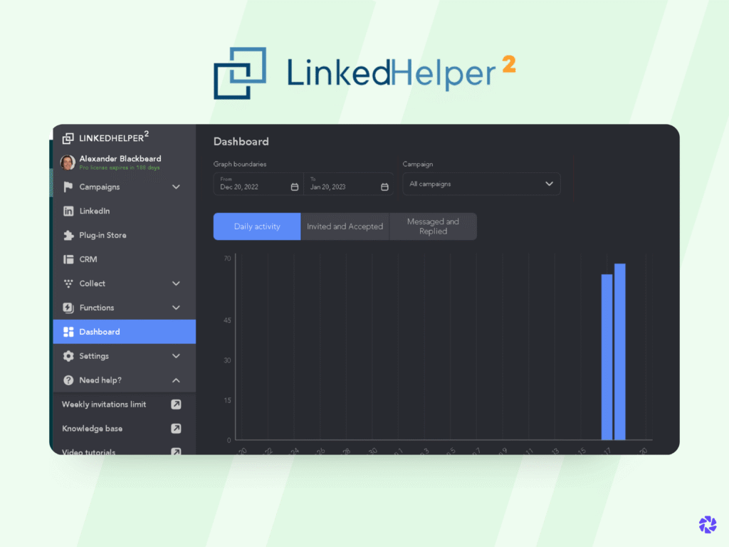 Best LinkedIn Scraping Tools: LinkedIn Helper2
