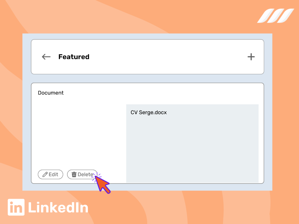 How to Update Resume on LinkedIn - step 2
