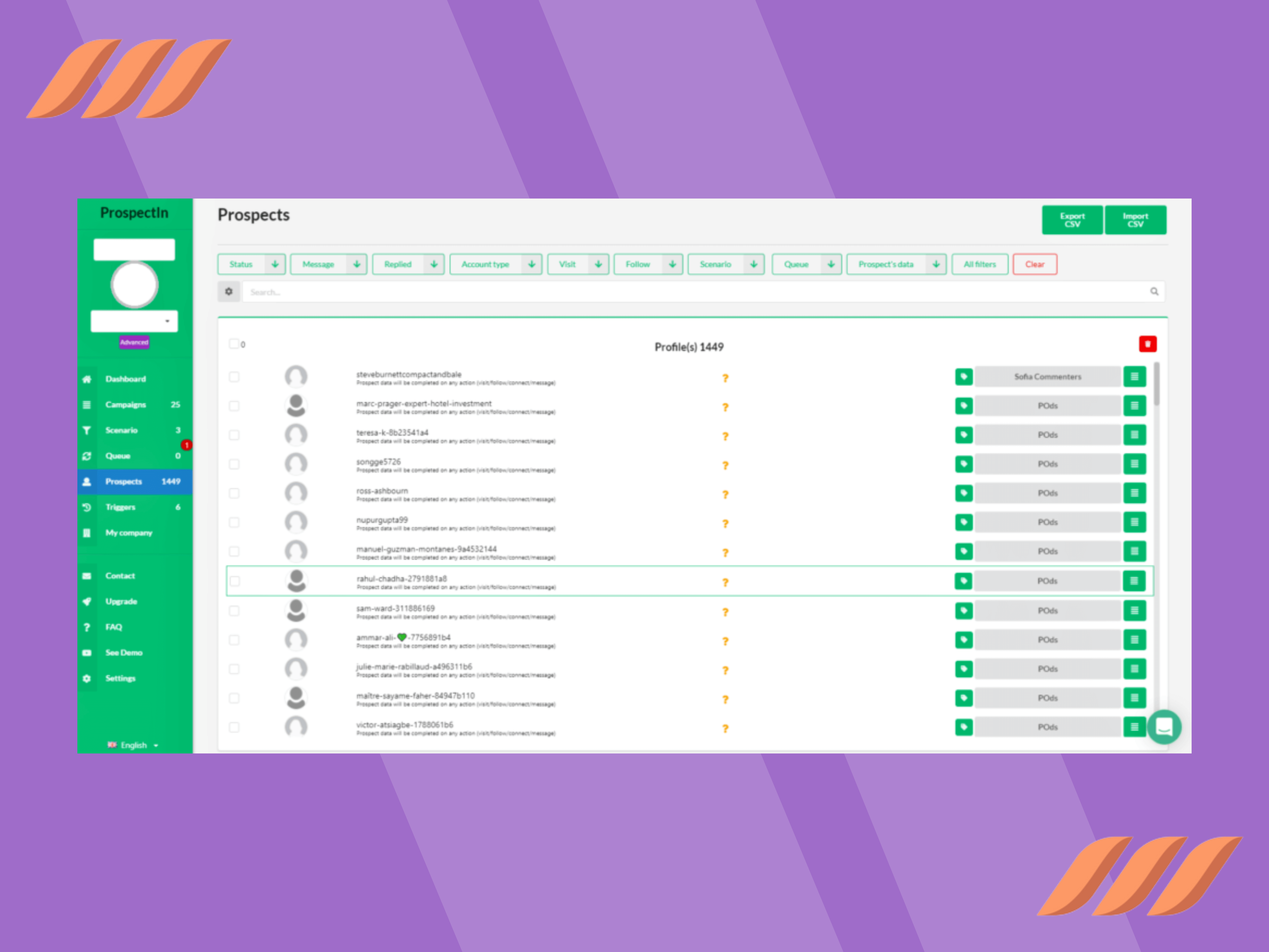 Prospecting alternative