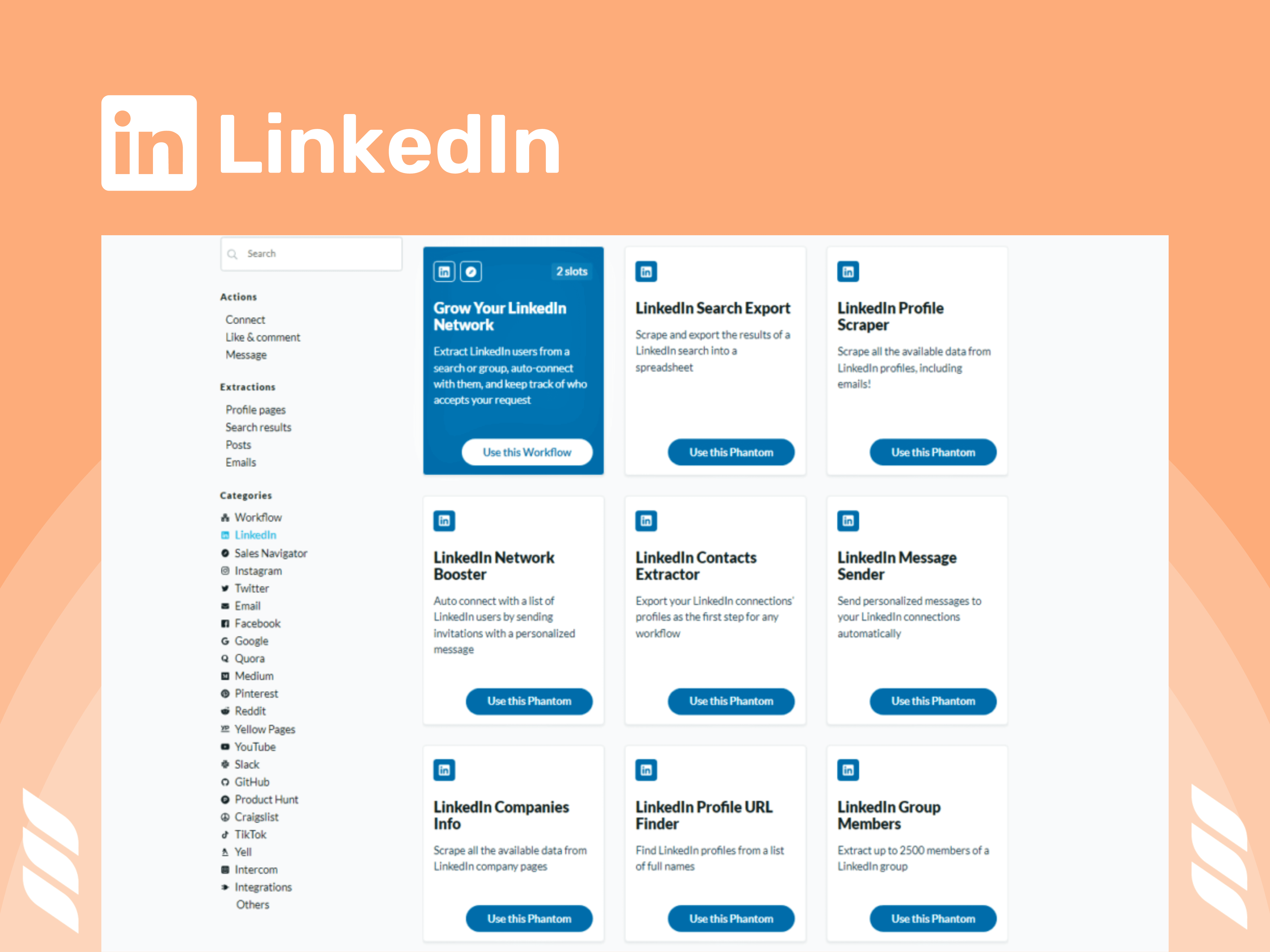 Phantombuster is difficult to understand