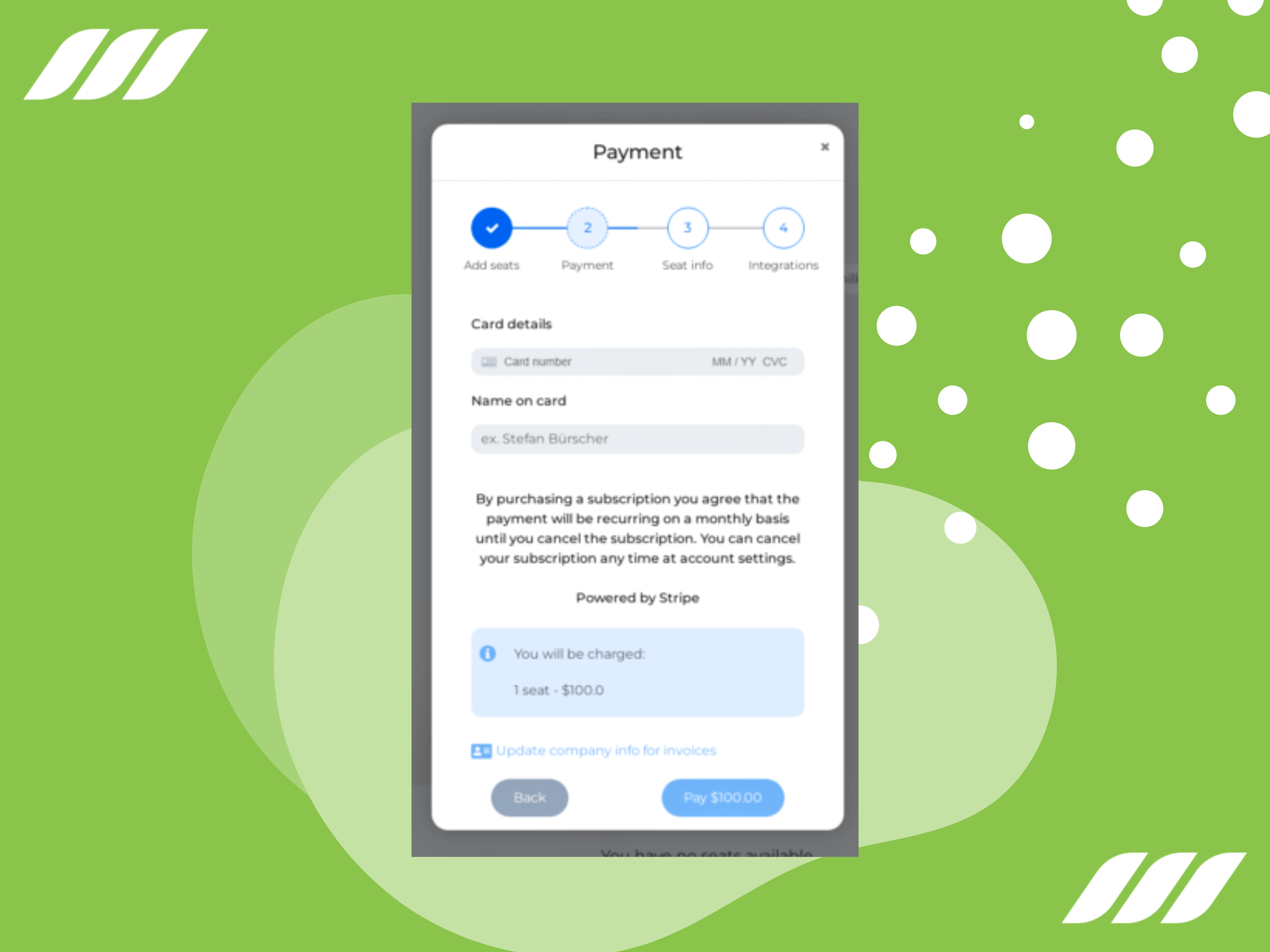 Skylead Payment Options