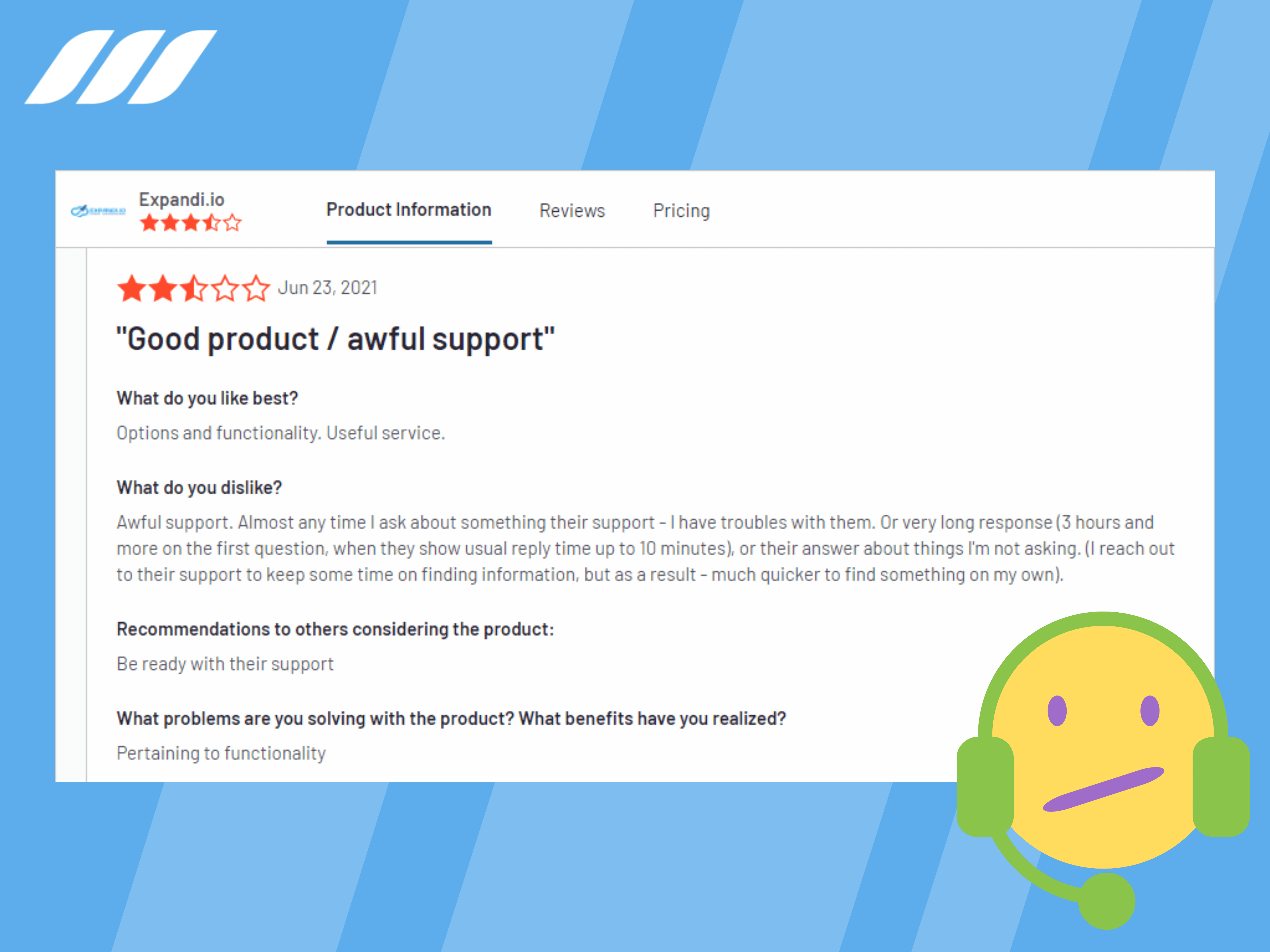 Expandi Customer Service is bad