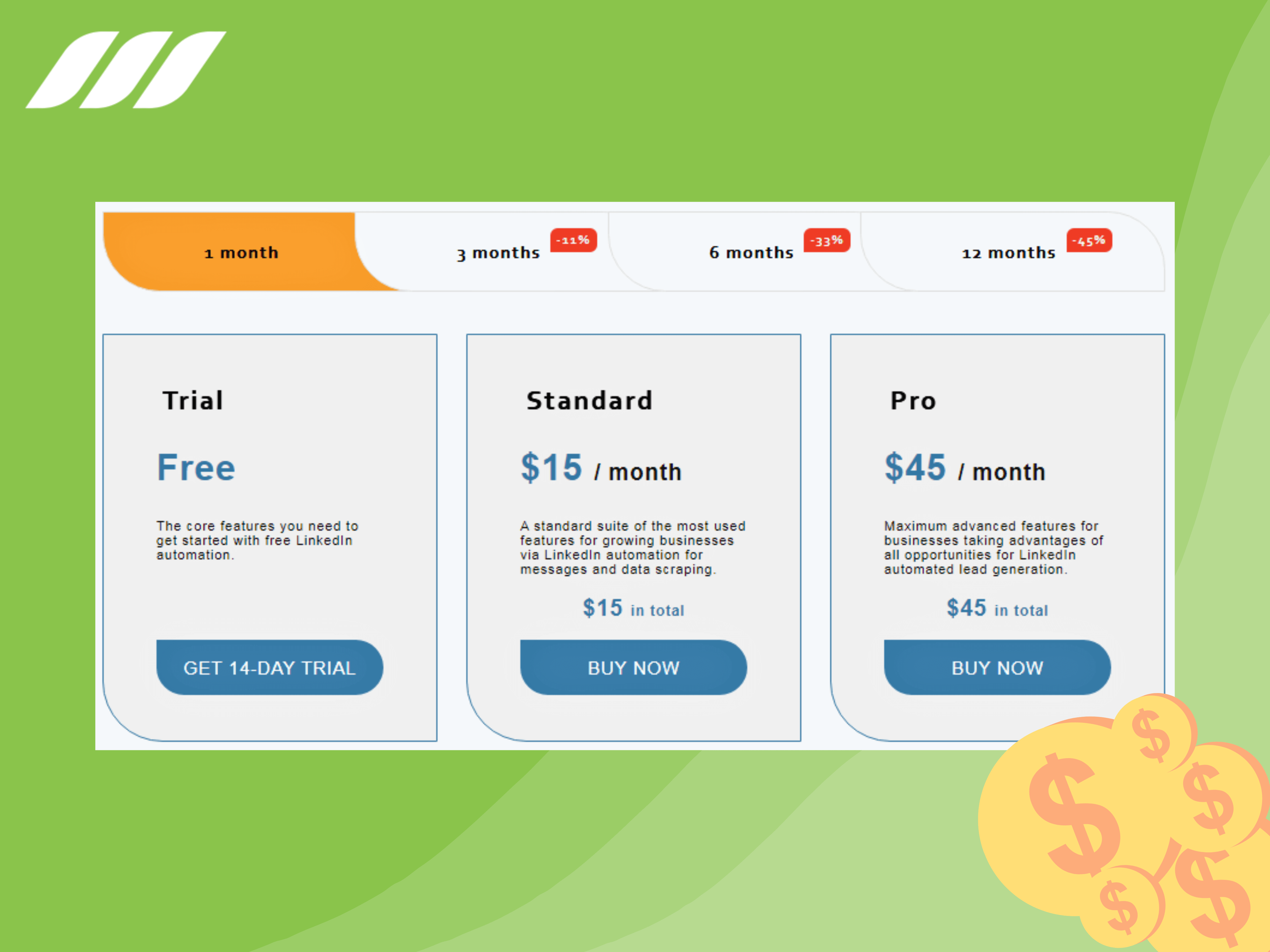 Linked Helper 2 Pricing