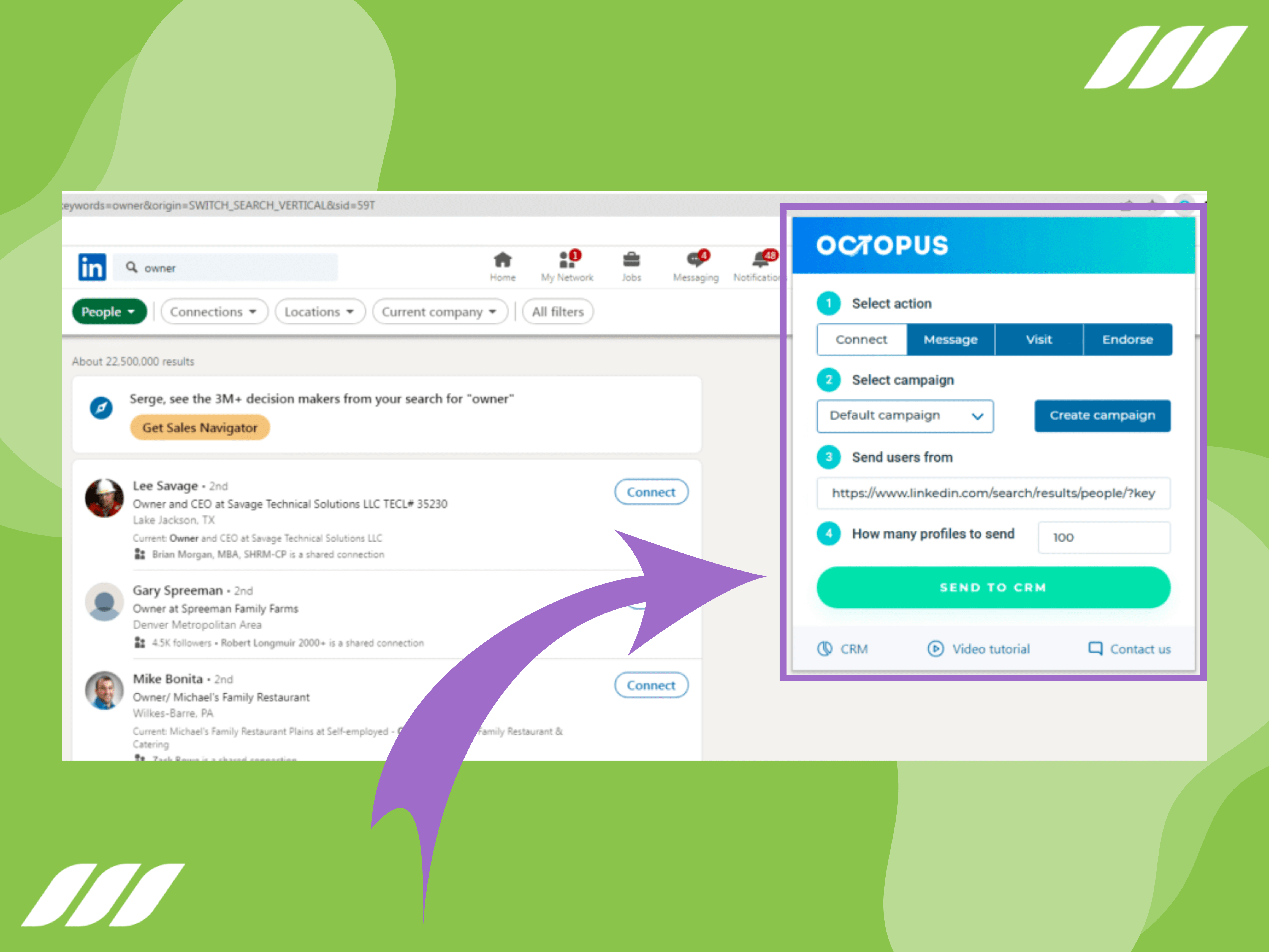 Octopus CRM Chrome Extension