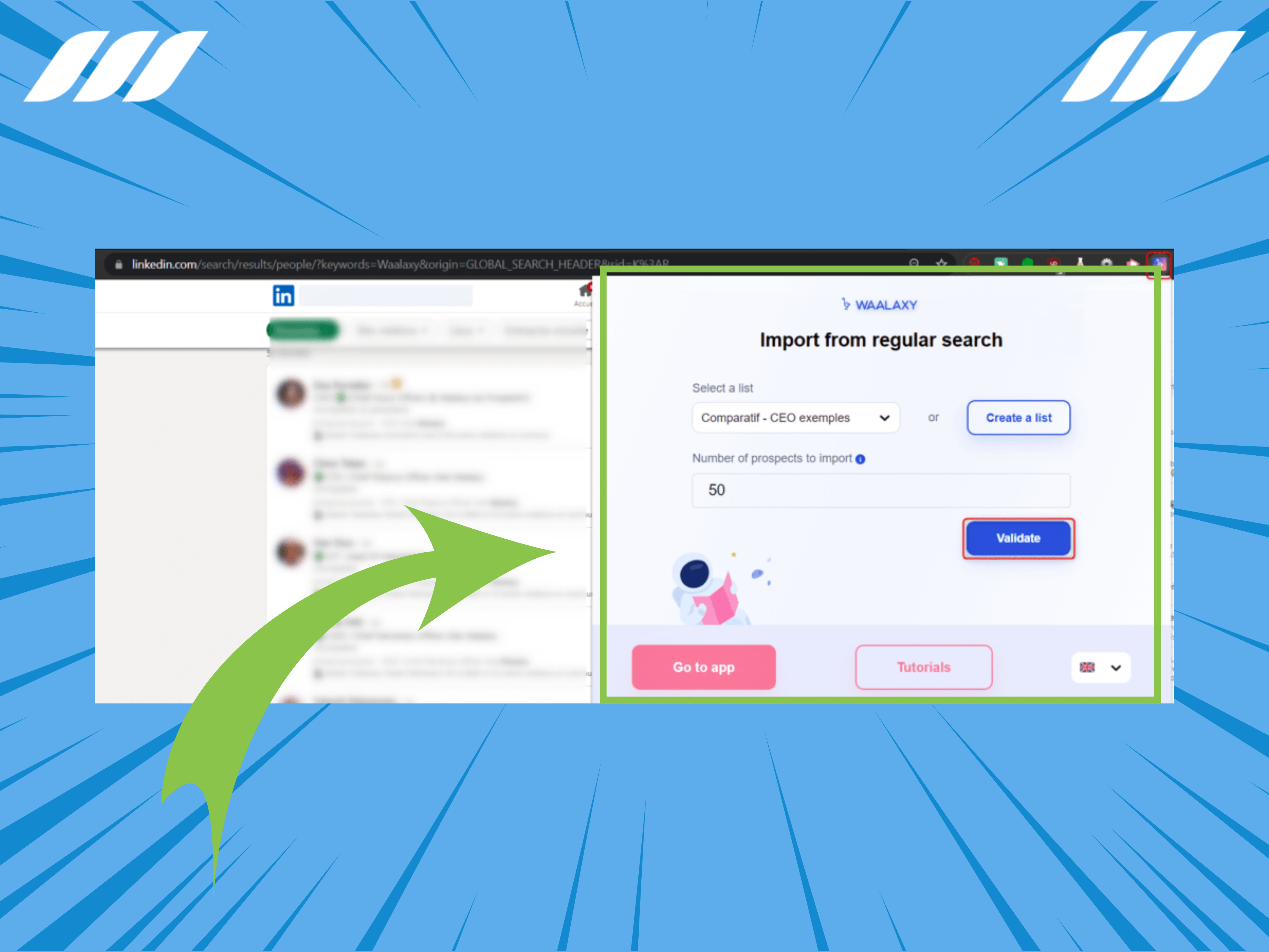 Waalaxy is a Google Chrome Extension