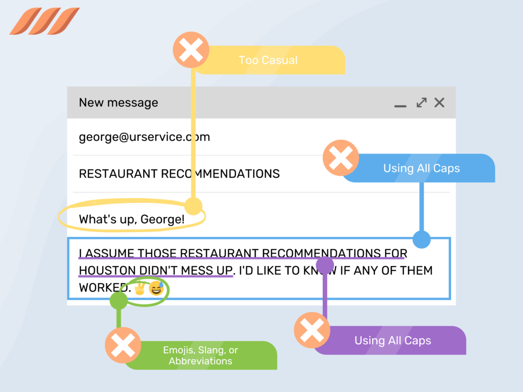 What You Should Avoid to Begin Your Email