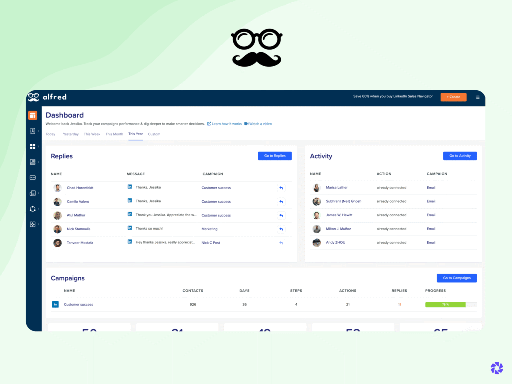 Best LinkedIn Automation Tools: MeetAlfred