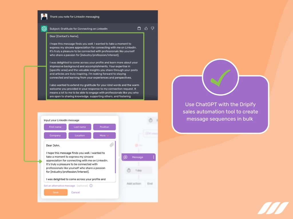 ChatGPT for LinkedIn: Follow Ups
