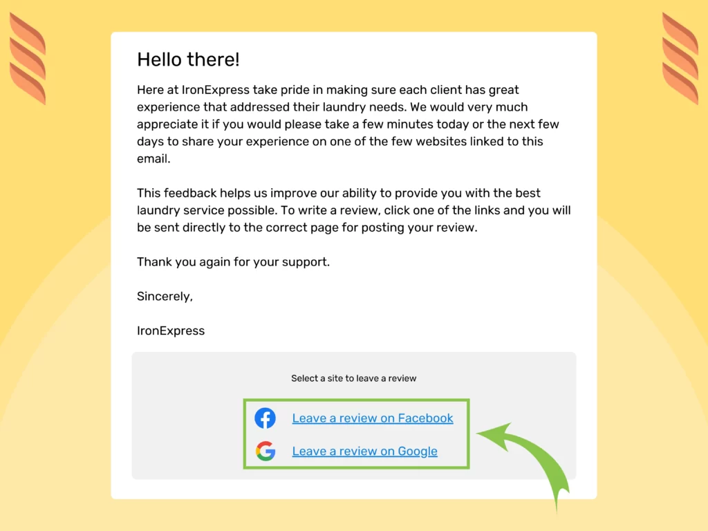 How to to Ask For a Review: Make it easy