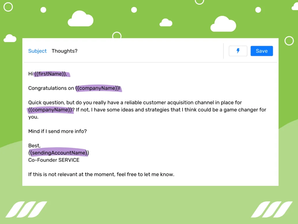 Use Custom Email Variables in the Right Place