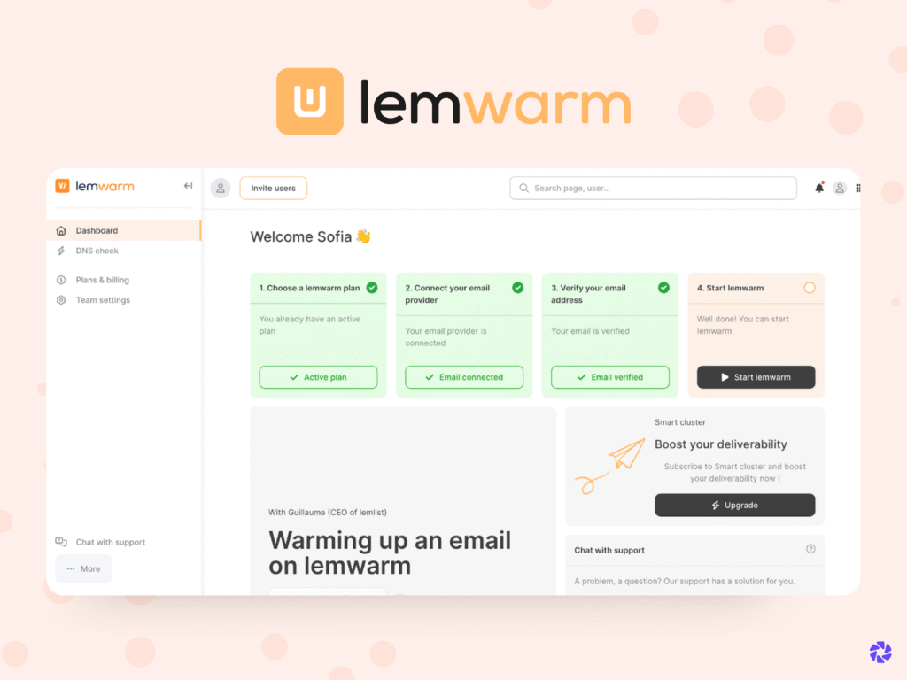 Best Email Warm Up Tools: Lemwarm by Lemlist