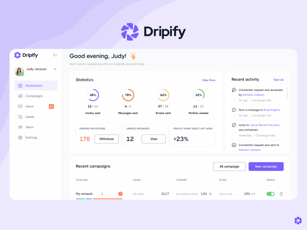 Best LinkedIn Marketing Tools: Dripify