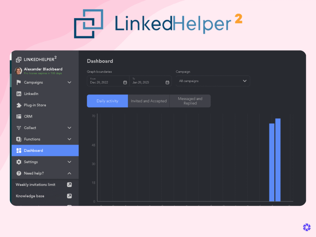 Best LinkedIn Automation Tools: LinkedHelper 2
