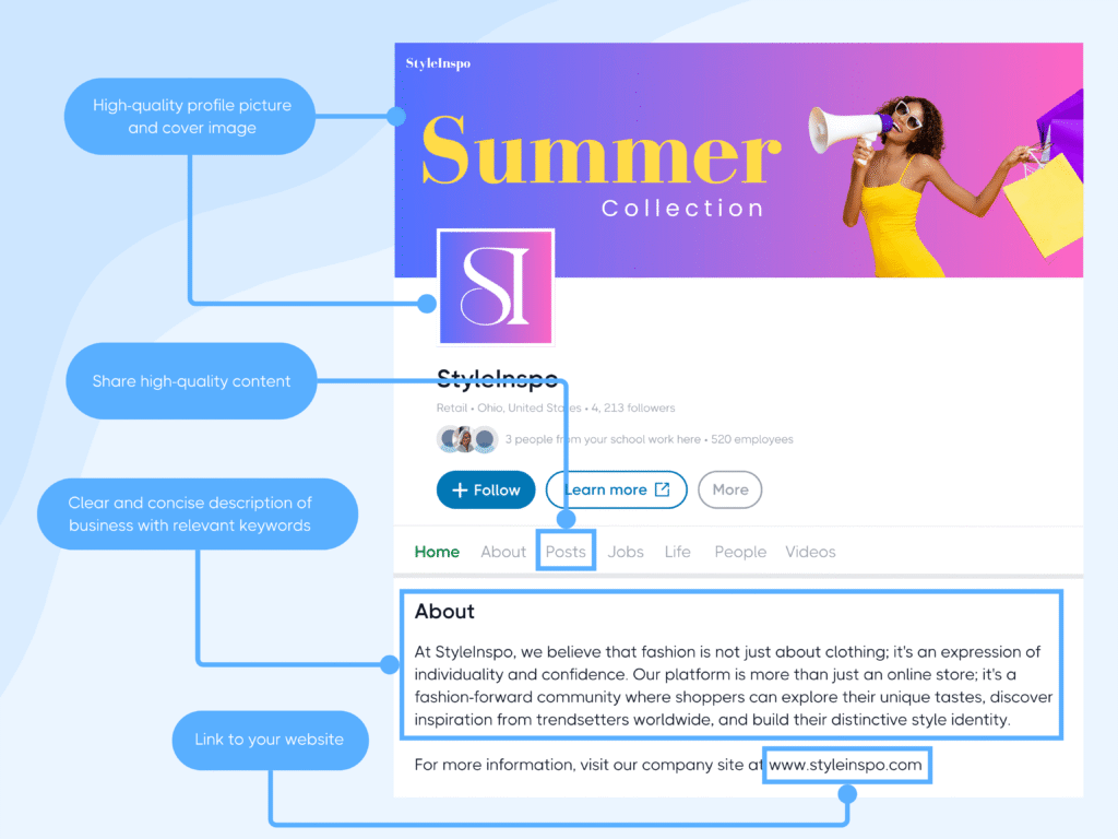 How to Find eCommerce Clients on LinkedIn: Create and Optimize Your LinkedIn Business Page