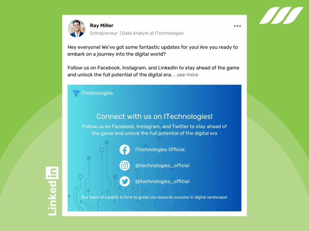 Why LinkedIn Is Perfect for B2B Marketing: Cross promotion