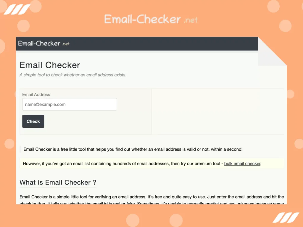 How to Clean Up Your Email List: Email Checker