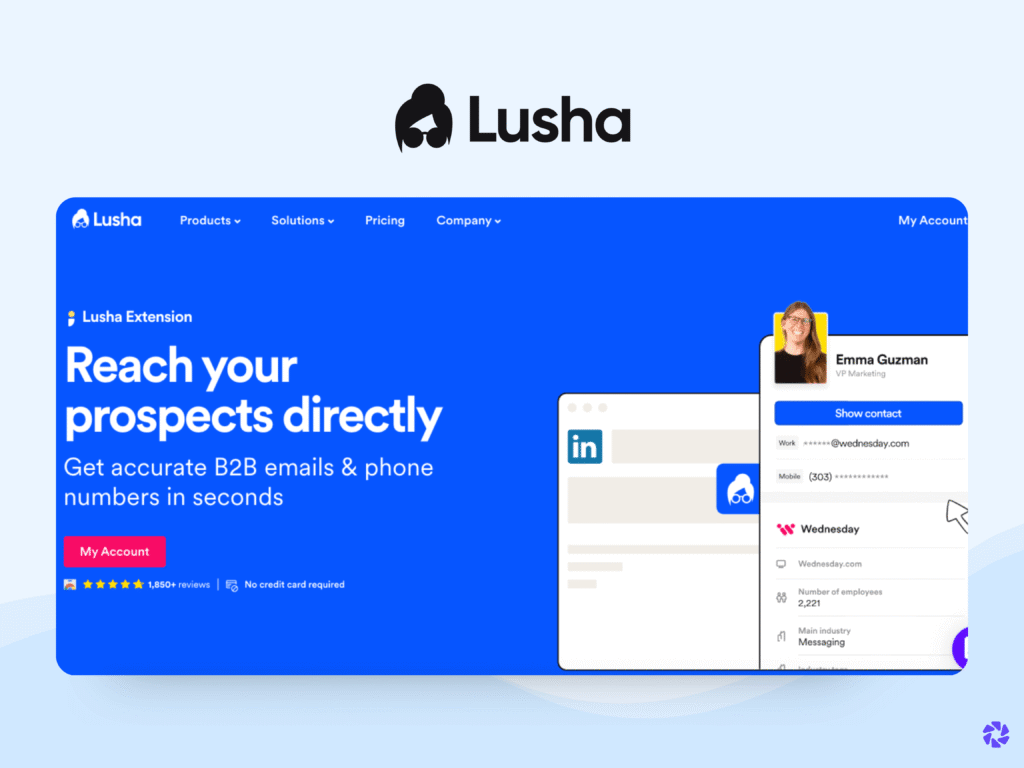 Best Email Finder: Lusha