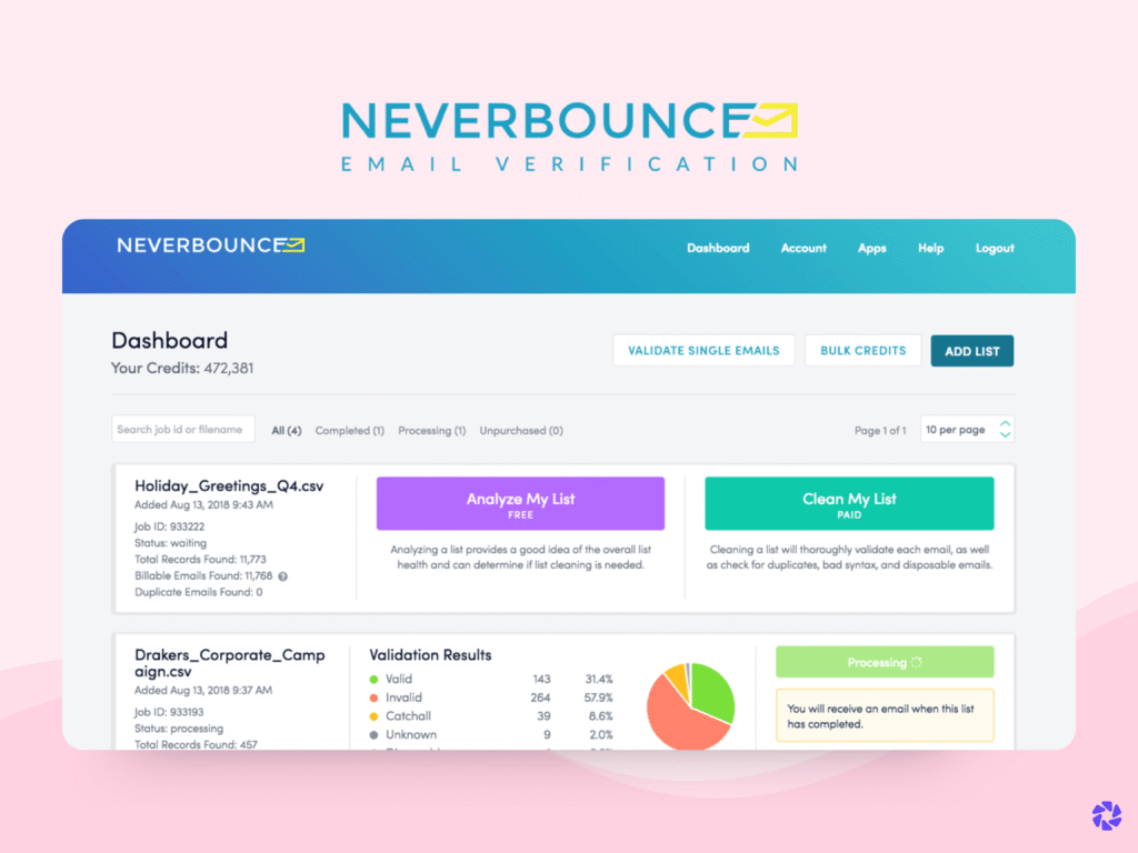 Best Email Finder: NeverBounce