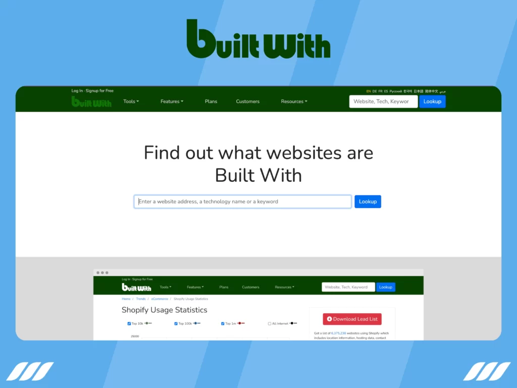 Best Data Enrichment Tools: BuiltWith