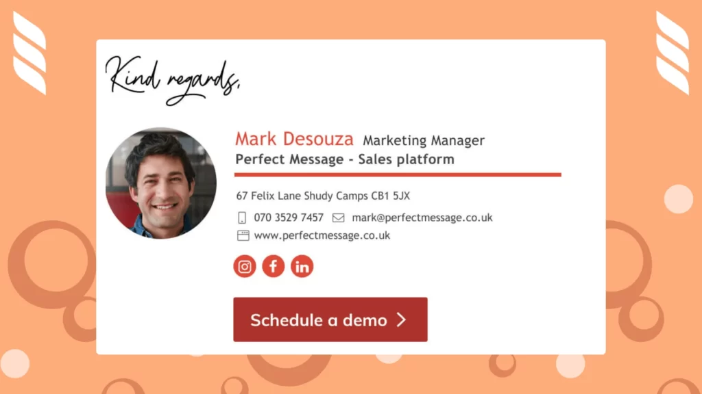 Email Signature Example 1