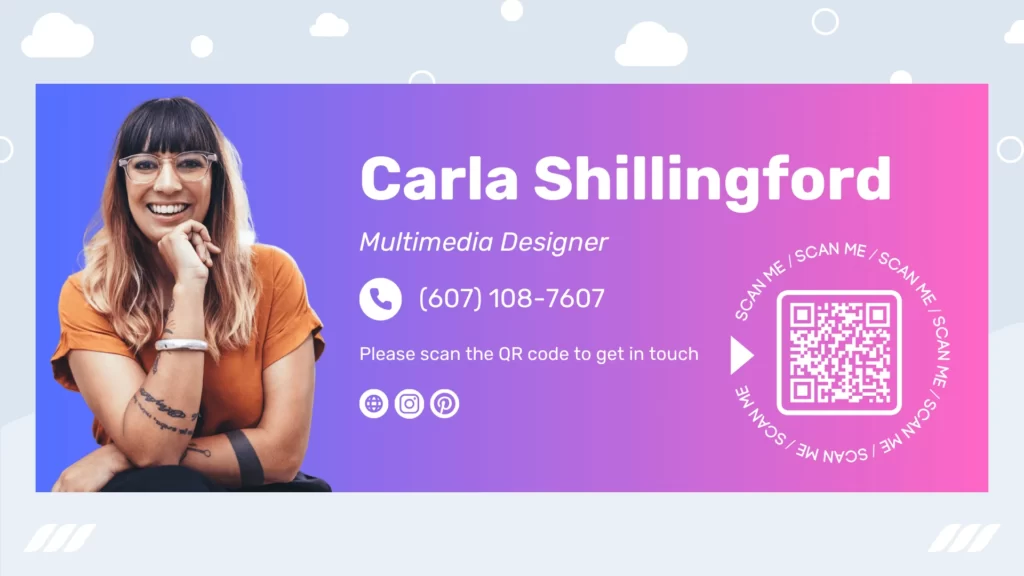 How to Write a Great Email Signature: QR Code