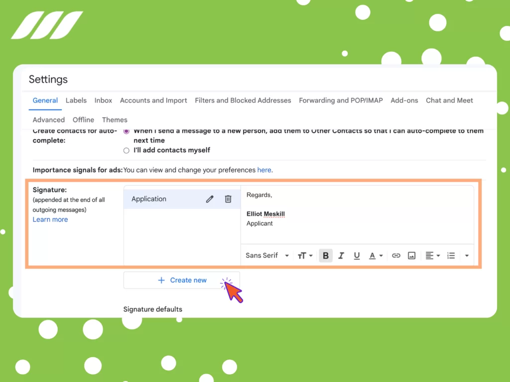 Set Up Your Email Signature for Gmail