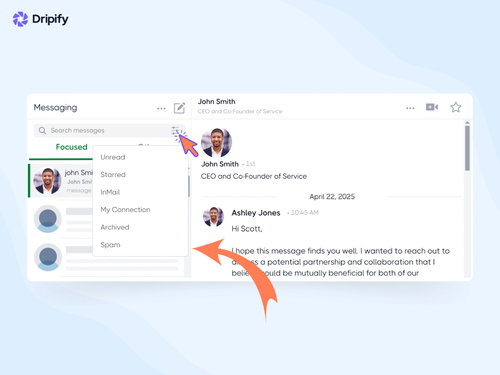 LinkedIn Outreach: Spotting Message Requests