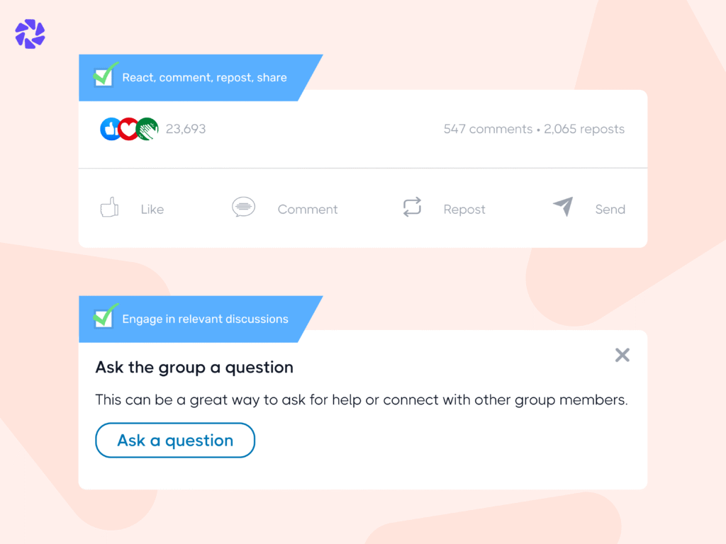 LinkedIn Outreach: Engage Regularly