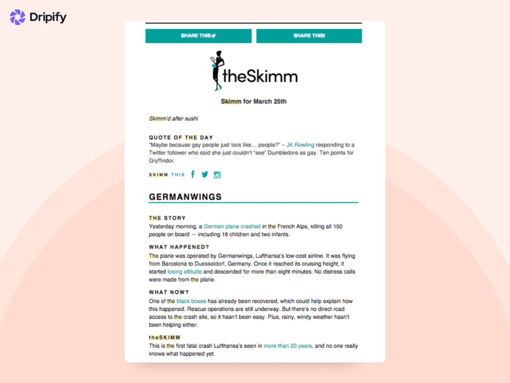 Email Marketing Examples: Newsletter Emails