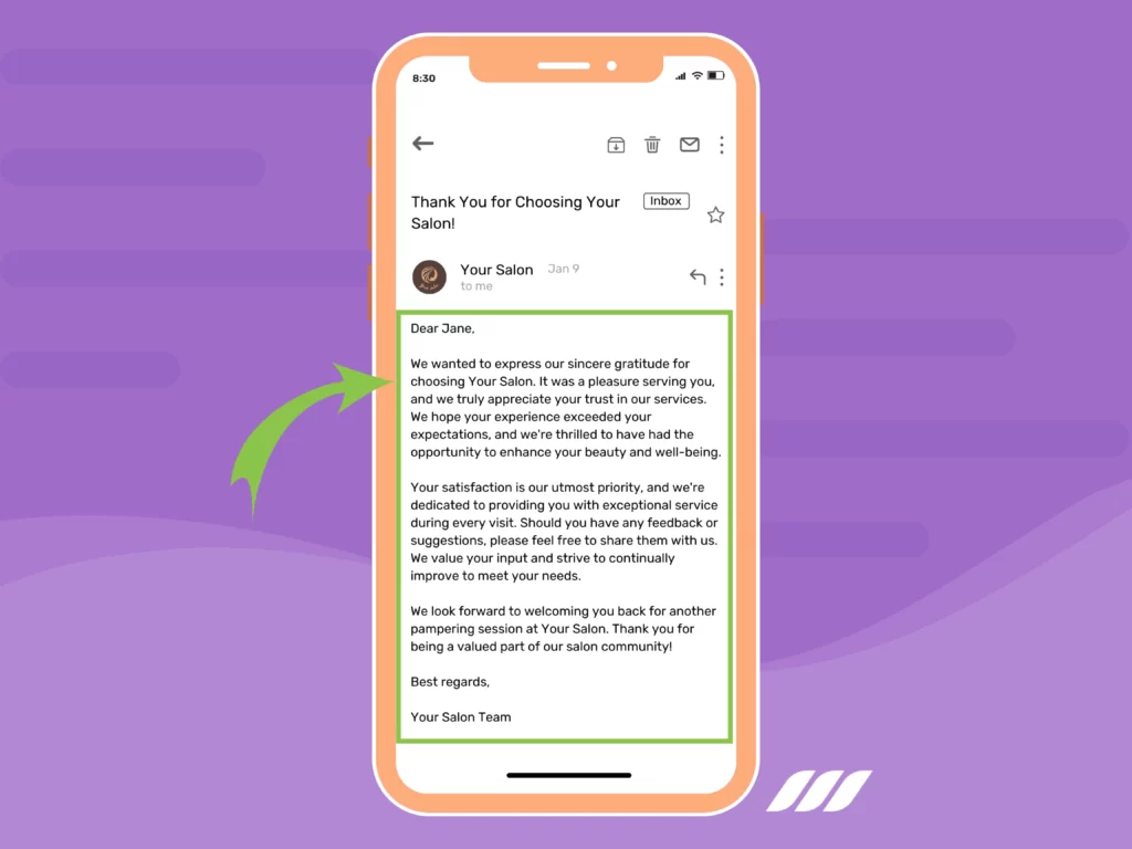Mobile-Optimized Emails:  Left Align Your Email Copy
