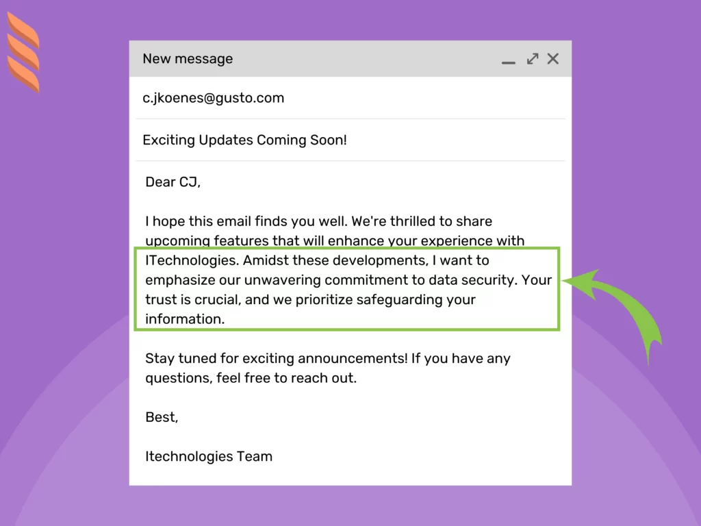 Email Outreach Templates: Reassure About Privacy