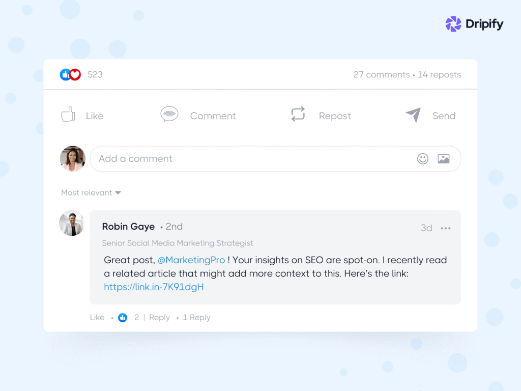 How to Comment on LinkedIn: Sharing Additional Resources