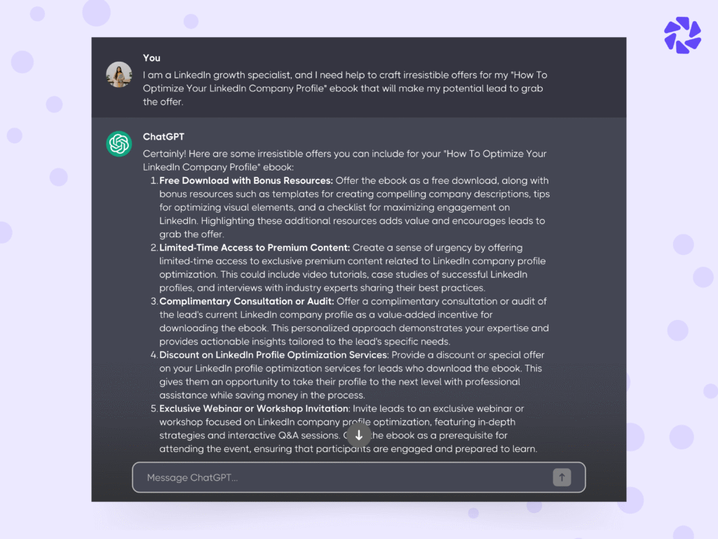 ChatGPT for Lead Generation on LinkedIn: Sealing the Deal