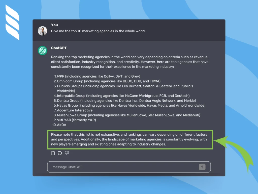 Disadvantages of Using ChatGPT for LinkedIn: Reliance on Internet Data