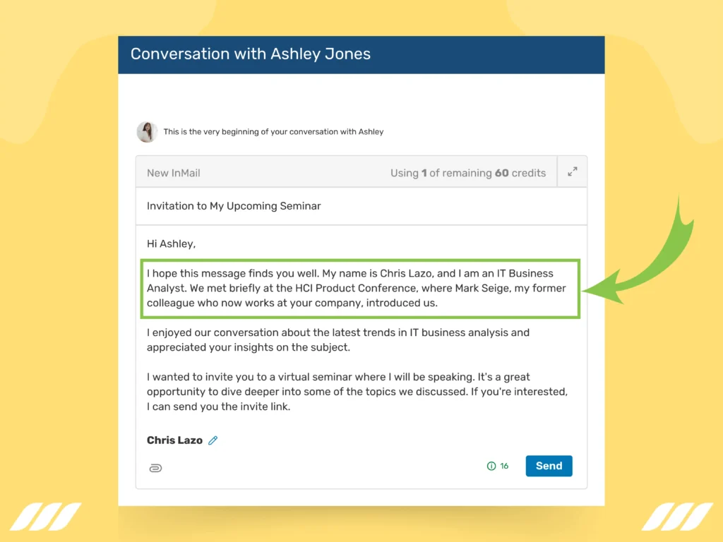 How to Write a Good LinkedIn InMail: Introduce Yourself